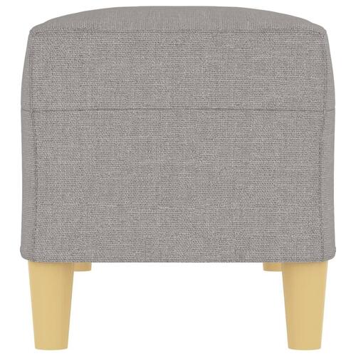 Bænk 100x35x41 cm stof lysegrå