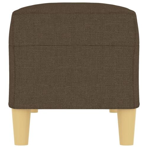 Bænk 100x35x41 cm stof brun