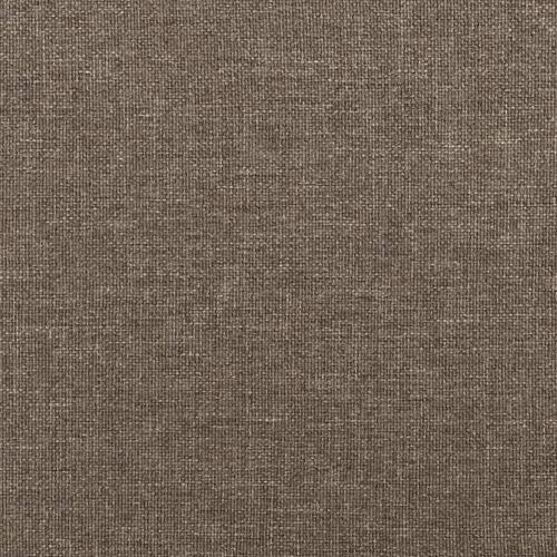 Bænk 100x35x41 cm stof gråbrun