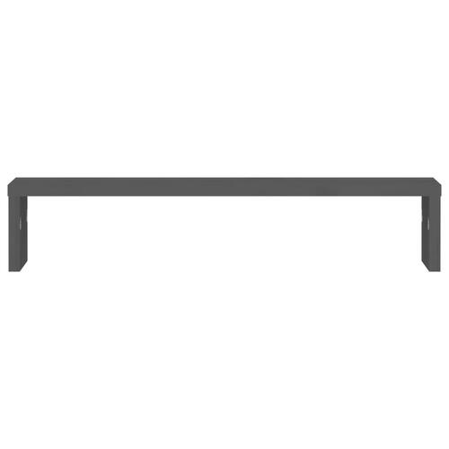 Skærmholder 50x27x10 cm massivt fyrretræ grå