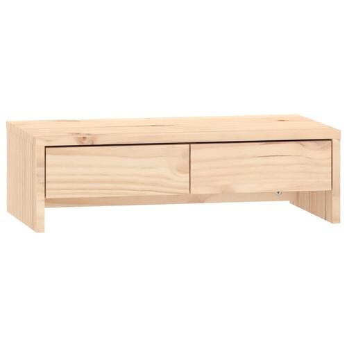 Skærmholder 50x27x15 cm massivt fyrretræ