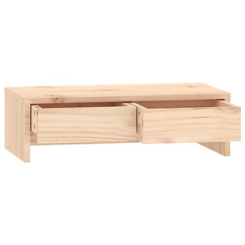 Skærmholder 50x27x15 cm massivt fyrretræ