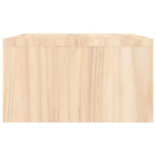 Skærmholder 100x27x15 cm massivt fyrretræ