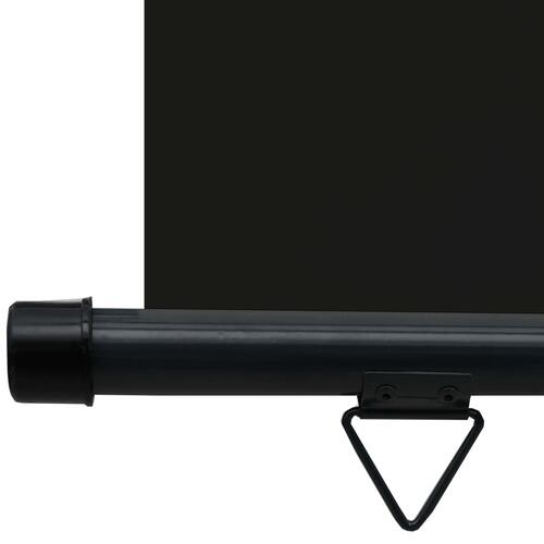 Sidemarkise til altan 85x250 cm sort
