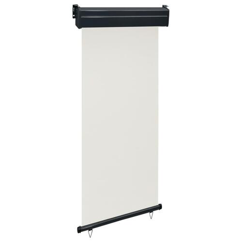 Sidemarkise til altan 85x250 cm cremefarvet
