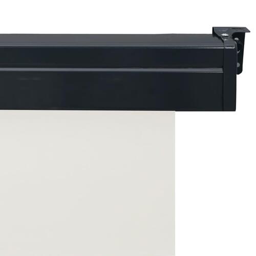Sidemarkise til altan 85x250 cm cremefarvet
