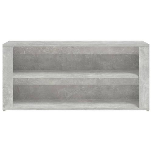 Skoreol 100x35x45 cm konstrueret træ betongrå