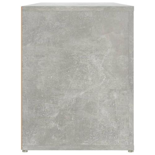 Skoreol 100x35x45 cm konstrueret træ betongrå