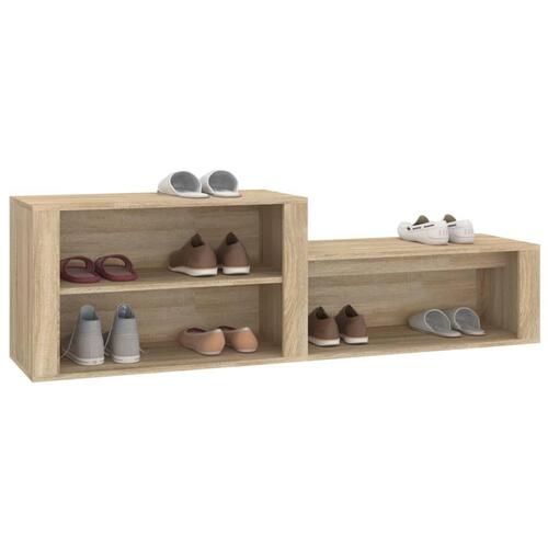 Skoreol 150x35x45 cm konstrueret træ sonoma-eg