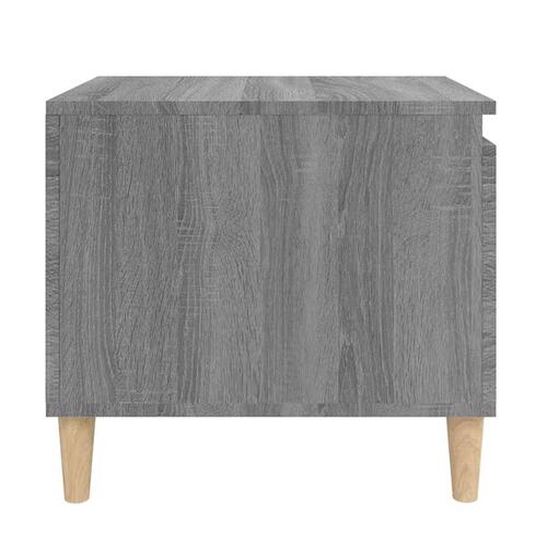 Sofabord 100x50x45 cm konstrueret træ Grå sonoma-eg