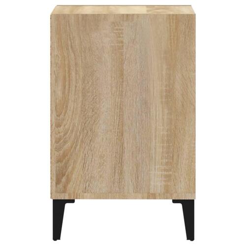 Tv-bord 100x35x55 cm konstrueret træ sonoma-eg