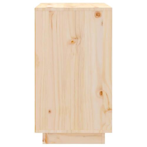 Vinreol 55,5x34x61 cm massivt fyrretræ