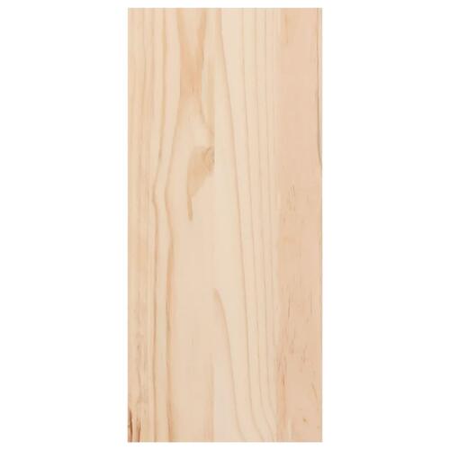 Vinreol 56x25x56 cm massivt fyrretræ