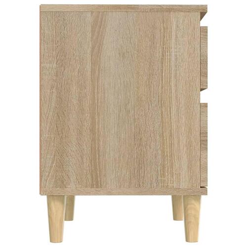 Sengeborde 2 stk. 40x35x50 cm sonoma-eg