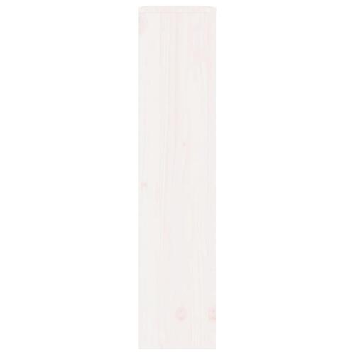 Radiatorskjuler 79,5x19x84 cm massivt fyrretræ hvid