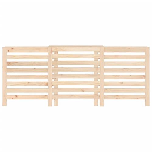 Radiatorskjuler 210x21x85 cm massivt fyrretræ