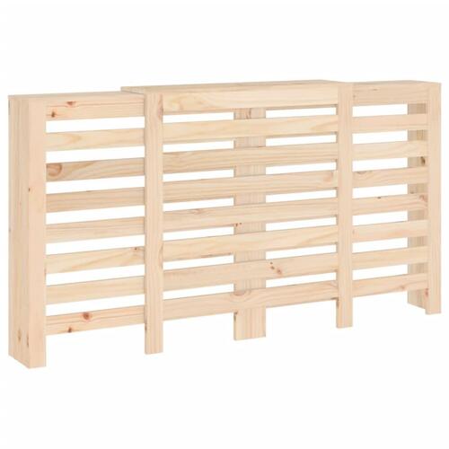 Radiatorskjuler 210x21x85 cm massivt fyrretræ