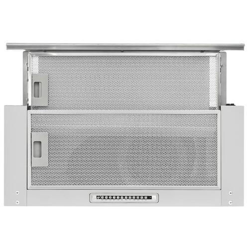 Indbygget emhætte 480 m³/t aluminium rustfrit stål