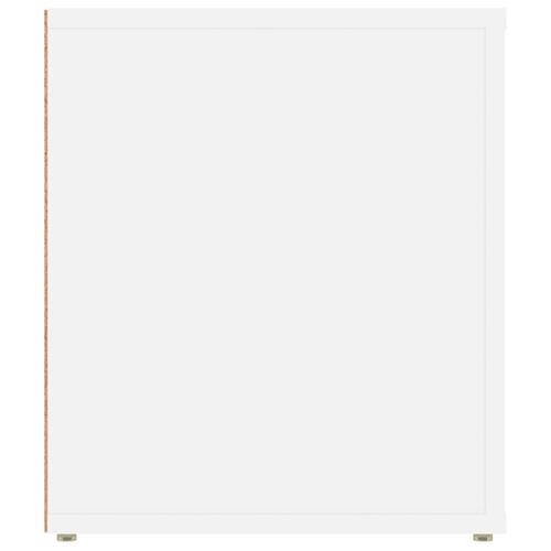 Tv-bord 100x35x40 cm konstrueret træ hvid