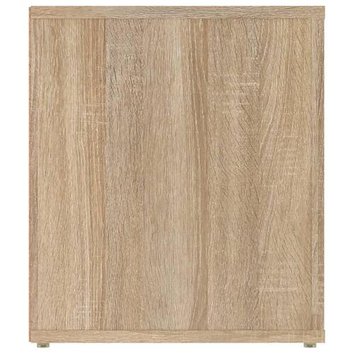 Tv-bord 100x35x40 cm konstrueret træ sonoma-eg