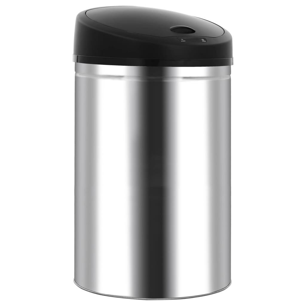 Affaldsspand med automatisk sensor 62 l rustfrit stål