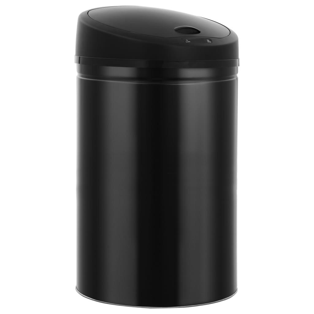 Skraldespand med automatisk sensor 62 l sort