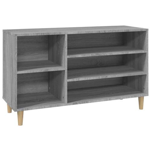 Skoskab 102x36x60 cm konstrueret træ grå sonoma-eg