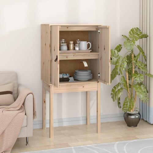 Højskab 60x40x120 cm massivt fyrretræ