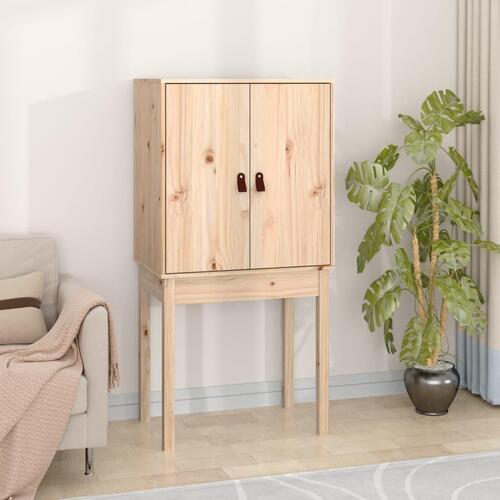 Højskab 60x40x120 cm massivt fyrretræ