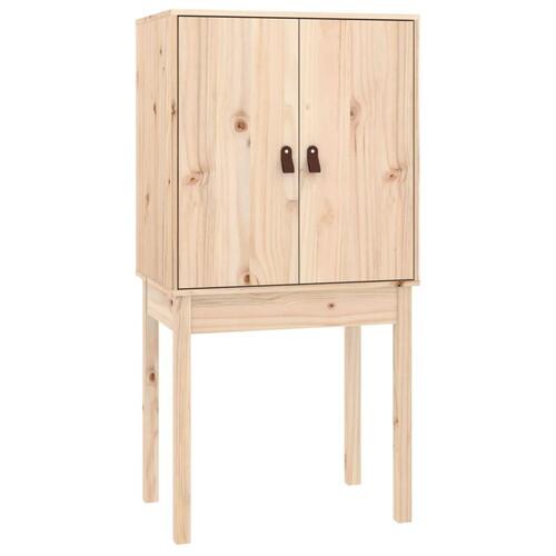 Højskab 60x40x120 cm massivt fyrretræ