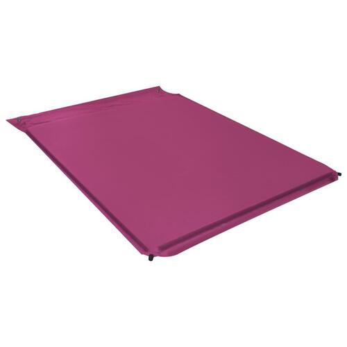 Luftmadras med pude 130x190 cm pink