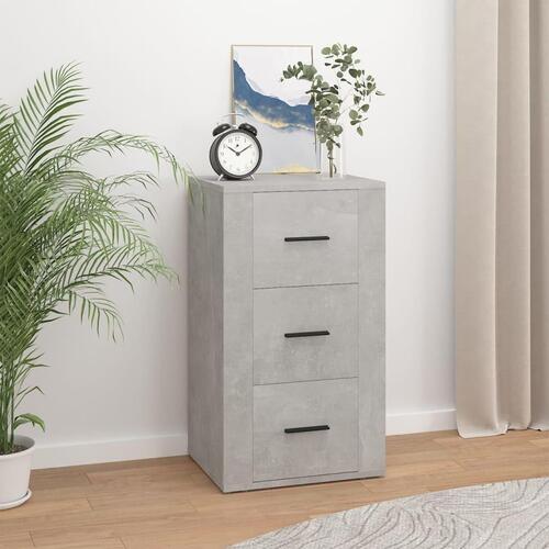 Skænk 40x33x70 cm konstrueret træ betongrå
