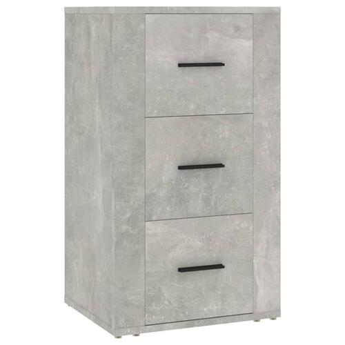 Skænk 40x33x70 cm konstrueret træ betongrå