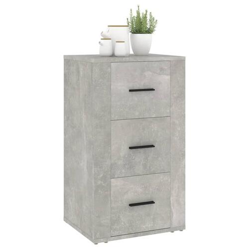 Skænk 40x33x70 cm konstrueret træ betongrå