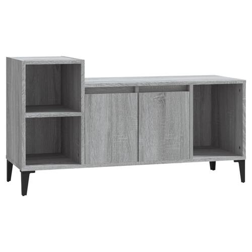 Tv-bord 100x35x55 cm konstrueret træ grå sonoma-eg