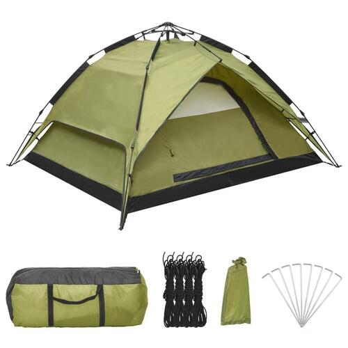 Pop up-telt 2-3 personer 240x210x140 cm grøn