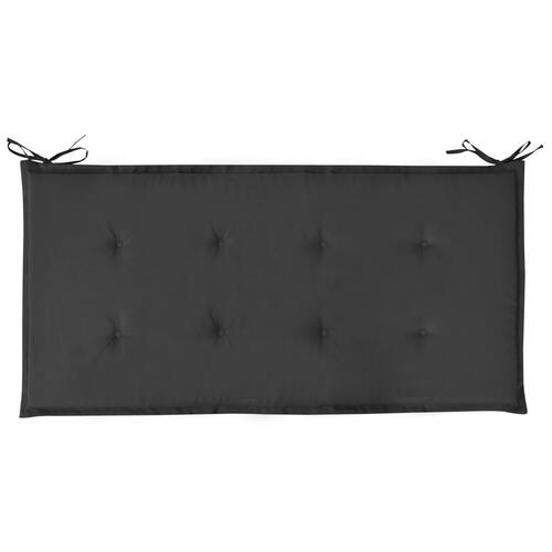 Hynde til havebænk 120x50x3 cm oxfordstof sort