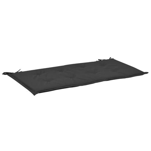 Hynde til havebænk 120x50x3 cm oxfordstof sort