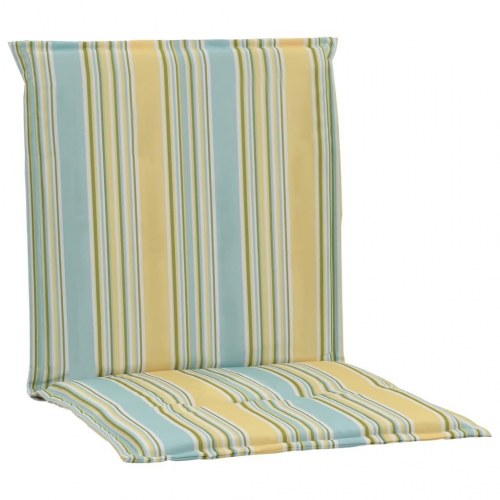 Hynder til havestole 2 stk. 100x50x3 cm flerfarvet