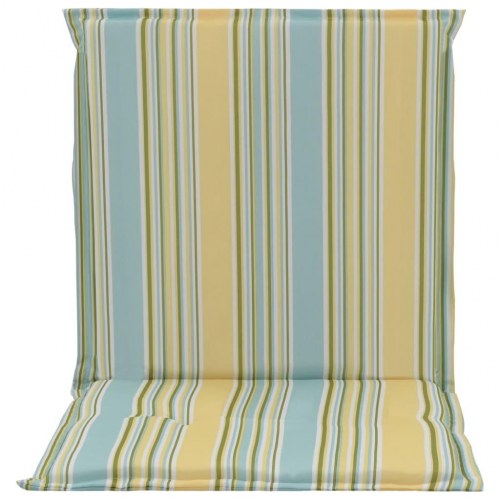 Hynder til havestole 2 stk. 100x50x3 cm flerfarvet