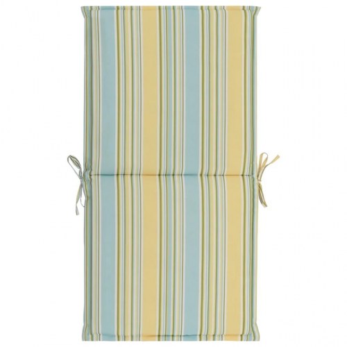 Hynder til havestole 2 stk. 100x50x3 cm flerfarvet