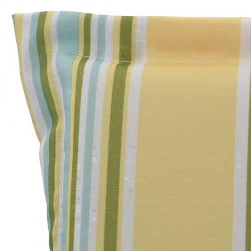 Hynder til havestole 2 stk. 100x50x3 cm flerfarvet