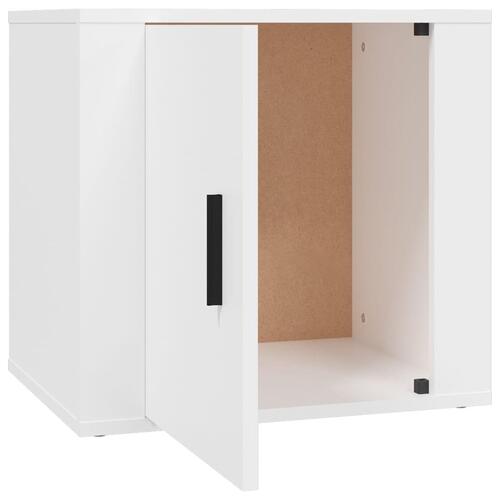 Sengebord 50x39x47 cm hvid