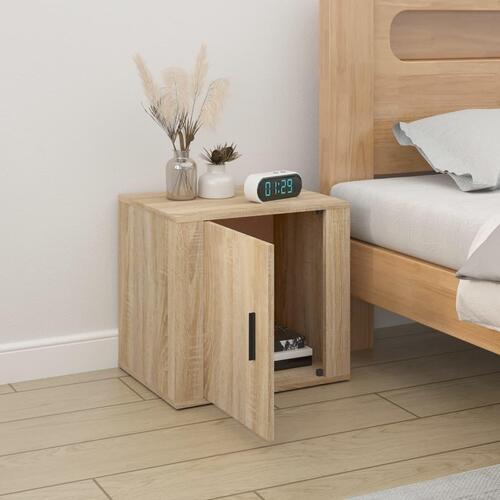 Sengebord 50x39x47 cm sonoma-eg