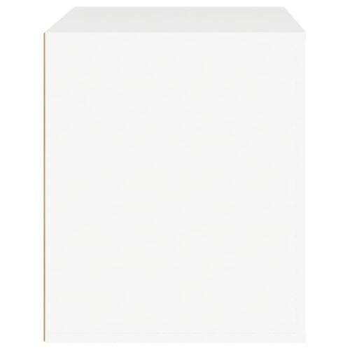 Sengebord 50x39x47 cm hvid