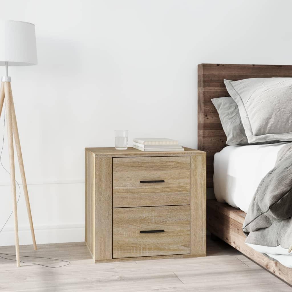 Sengebord 50x39x47 cm sonoma-eg
