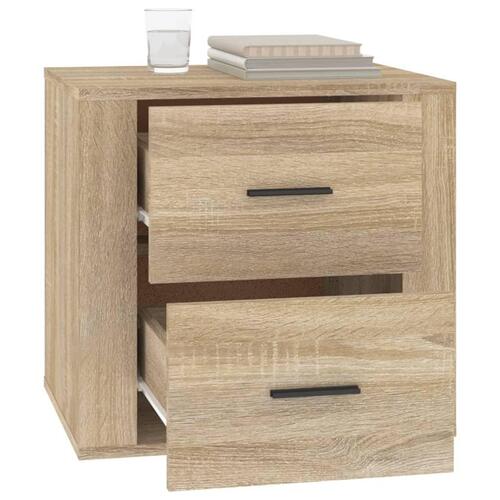 Sengebord 50x39x47 cm sonoma-eg
