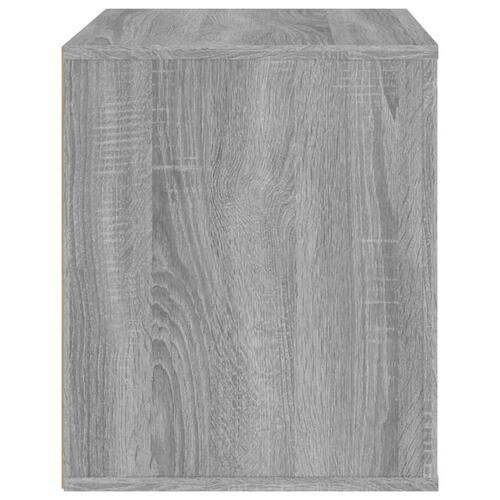 Sengebord 50x39x47 cm grå sonoma-eg