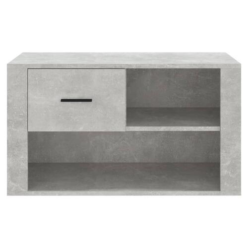 Skoreol 80x35x45 cm konstrueret træ betongrå