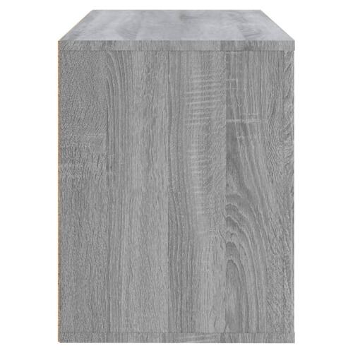 Skoskab 80x35x45 cm konstrueret træ grå sonoma-eg